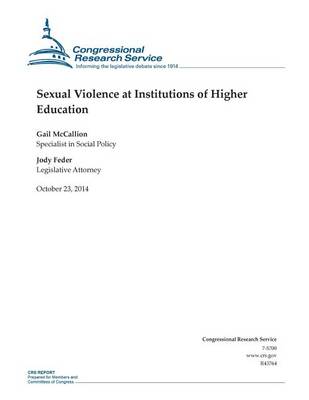 Cover of Sexual Violence at Institutions of Higher Education