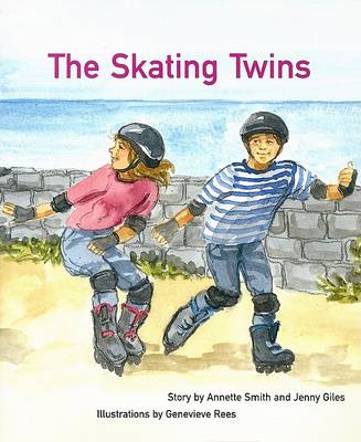 Book cover for The Skating Twins