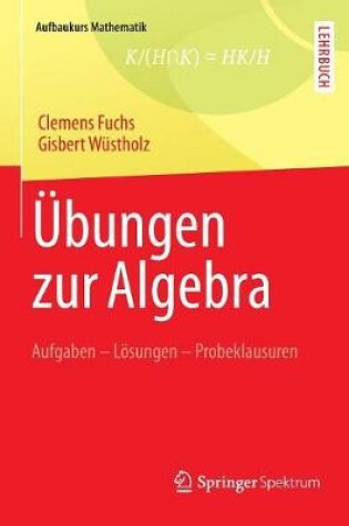 Cover of Übungen zur Algebra