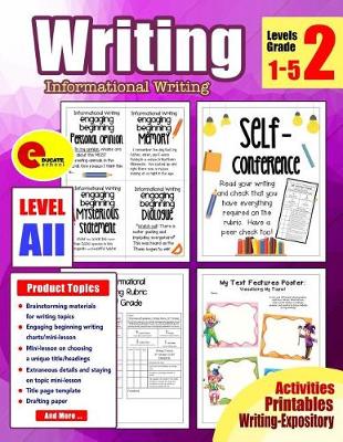 Book cover for 2nd Grade Writing Workbook