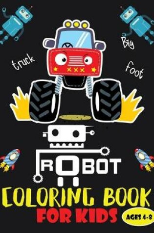 Cover of Robot coloring book For Kids Ages 4-8