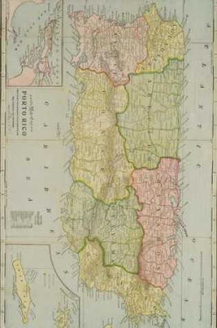 Cover of A Vintage 1898 Map of Puerto Rico