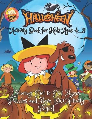 Book cover for Halloween Activity Book for Kids Ages 4_8