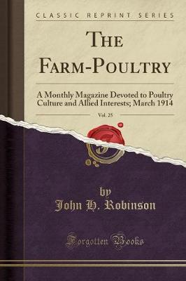 Book cover for The Farm-Poultry, Vol. 25