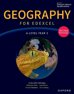 Book cover for Geography for Edexcel A Level Year 2 second edition Student Book