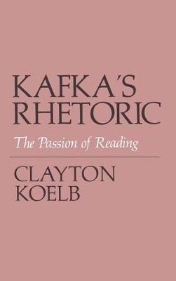 Book cover for Kafka's Rhetoric