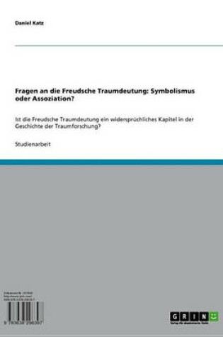 Cover of Fragen an Die Freudsche Traumdeutung