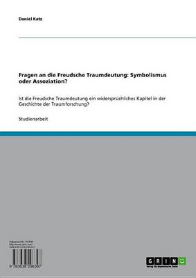 Book cover for Fragen an Die Freudsche Traumdeutung