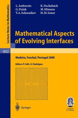 Book cover for Mathematical Aspects of Evolving Interfaces