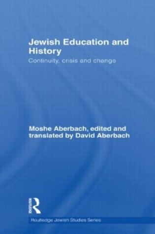 Cover of Jewish Education and History