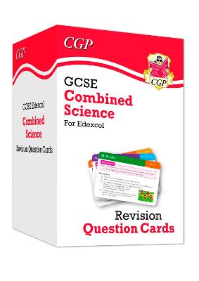 Book cover for New GCSE Combined Science Edexcel Revision Question Cards: All-in-one Biology, Chemistry & Physics