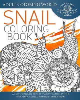 Book cover for Snail Coloring Book