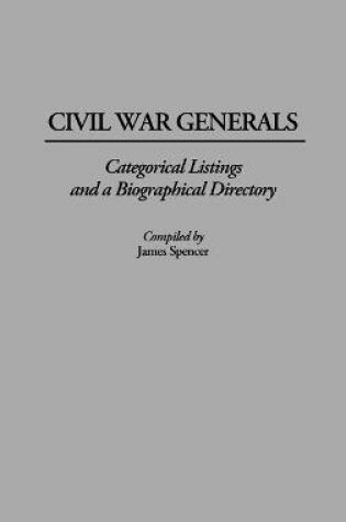 Cover of Civil War Generals