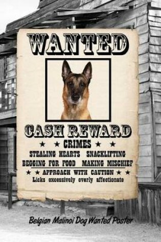 Cover of Belgian Malinoi Dog Wanted Poster