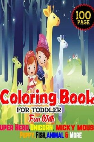 Cover of Coloring Book For Toddler