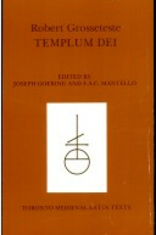 Cover of Templum dei