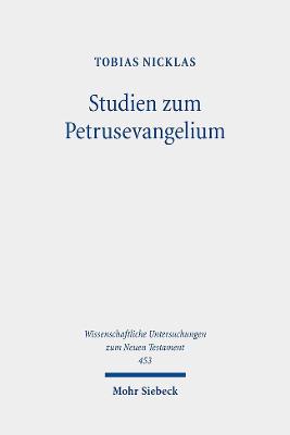 Cover of Studien zum Petrusevangelium