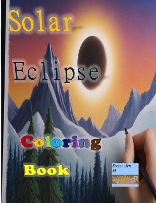 Book cover for Solar Eclipse Coloring Book