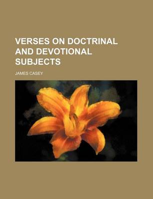 Book cover for Verses on Doctrinal and Devotional Subjects