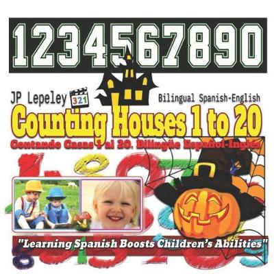 Book cover for Counting Houses 1 to 20. Bilingual Spanish-English