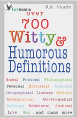 Book cover for Over 700 Witty & Humorous Definitions