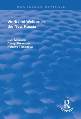 Book cover for Work and Welfare in the New Russia