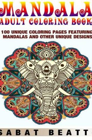 Cover of Mandala, Adult Coloring Book