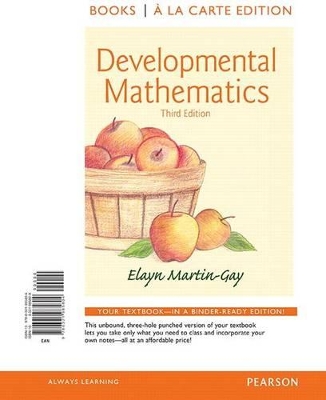 Book cover for Developmental Mathematics, Books a la Carte Edition