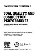 Cover of Coal Quality and Combustion Performance