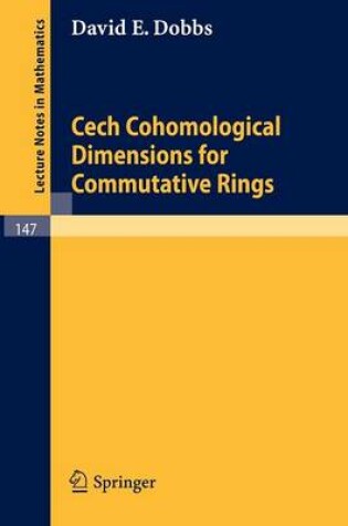 Cover of Cech Cohomological Dimensions for Commutative Rings