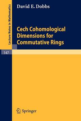 Book cover for Cech Cohomological Dimensions for Commutative Rings