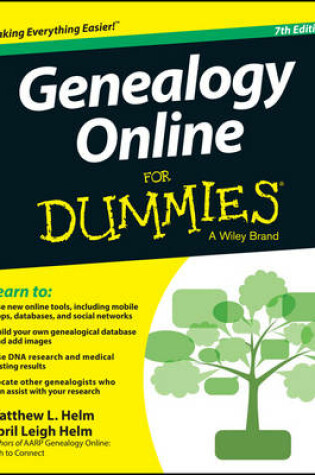 Cover of Genealogy Online for Dummies, 7th Edition