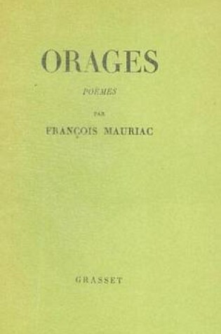Cover of Orages