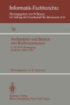 Book cover for Architektur und Betrieb von Rechensystemen