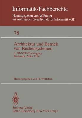 Cover of Architektur und Betrieb von Rechensystemen