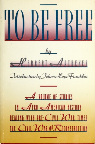 Cover of To be Free