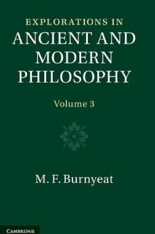 Cover of Explorations in Ancient and Modern Philosophy: Volume 3