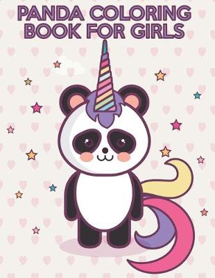 Book cover for Panda Coloring Book For Girls