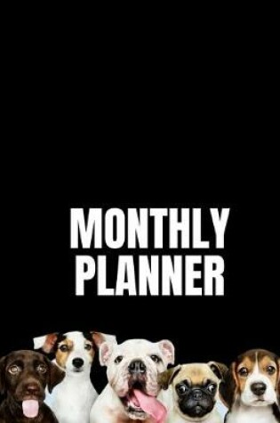 Cover of Monthly Planner Dog