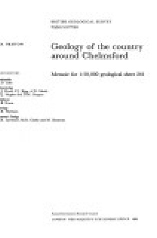 Cover of Geology of the Country Around Chelmsford