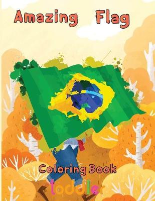 Book cover for Amazing Flag Coloring Book toddler