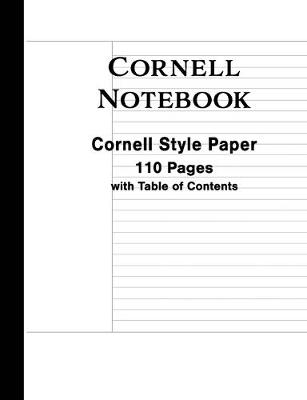 Book cover for Cornell Notebook