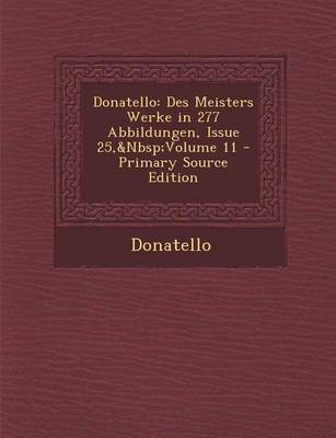 Book cover for Donatello