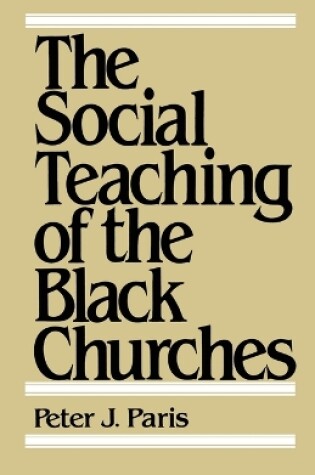 Cover of The Social Teaching of the Black Churches