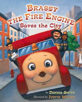 Book cover for Brassy the Fire Engine Saves the City