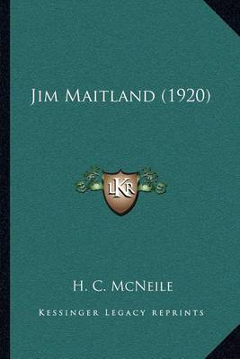 Book cover for Jim Maitland (1920)