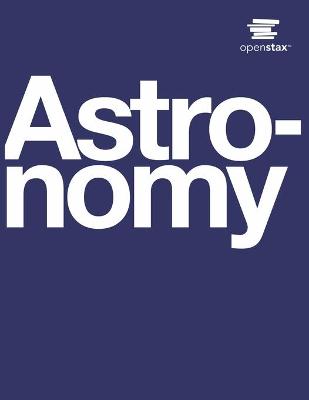 Book cover for Astronomy by OpenStax (Print Version, Paperback, B&W)