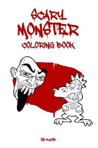 Cover of Scary Monster coloring book