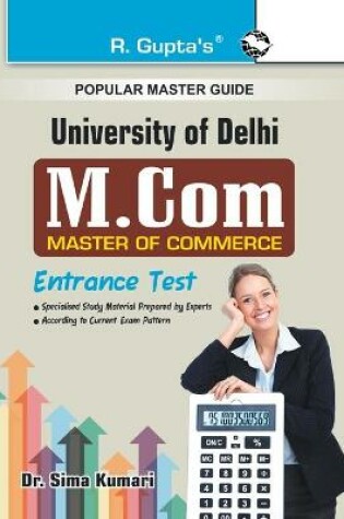 Cover of Delhi University M.Com Entrance Test