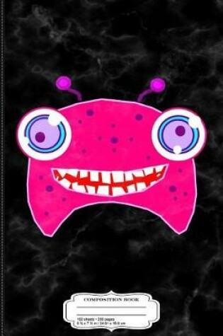 Cover of Cute Pink Monster Composition Notebook